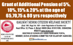 Grant Of Additional Pension Of 5 10 15 20 At The Age Of 65 70