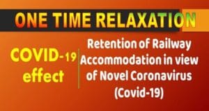 RBE No. 89/2020: Retention Of Railway Accommodation In View Of Novel ...