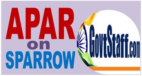 Online recording of APAR on SPARROW Portal for all IP&TAFS Group ‘A’ Officers for the Reporting Year 2021-22