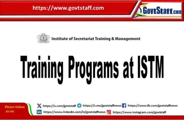 ISTM Training Calendar