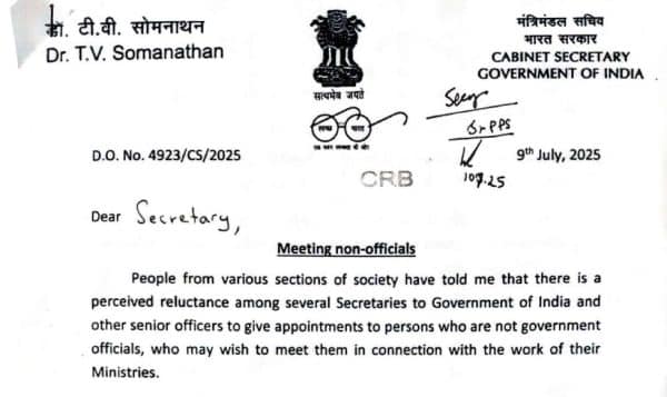Meeting non-officials: Directives by Cabinet Secretary to remain accessible to non-government officials 2 cabinet secretary directives