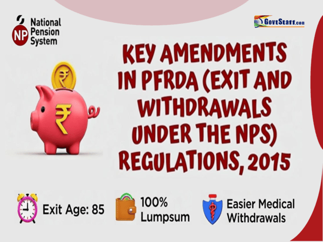 Key amendments in PFRDA (Exits and Withdrawals under the NPS) Regulations, 2015 : PFRDA Press Release dated 19.12.2025 2 key-amendments-in-pfrda-exits-and-withdrawals-under-the-nps-regulations-2015