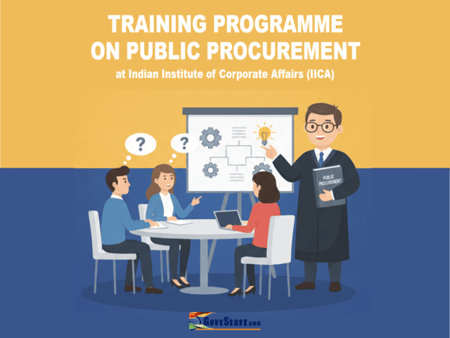 Training Programs on Public Procurement for Government officers at Indian Institute of Corporate Affairs (IICA) - Finance Ministry OM dated 10.12.2025 2 training-programs-on-public-procurement