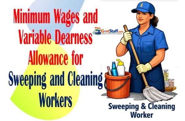 Minimum Wages and Variable Dearness Allowance for Sweeping and Cleaning Workers w.e.f 1st April 2026: Chief Labour Commissioner(C), order dated 30.03.2026 2 Minimum-wages-variable-dearness-allowance-sweeping-cleaning-workers
