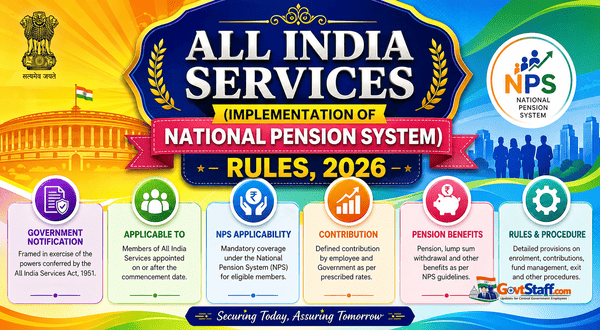 All India Services (Implementation of New Pension System) Rules 2026 - Know your Contribution, Registration, Guidelines & Key Provisions 2 all-india-services-implementation-of-new-pension-system-rules-2026