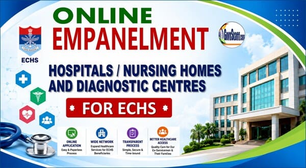 Online Empanelment of Hospitals/Nursing Homes and Diagnostic Centres for ECHS : ECHS Order dated 02.06.2026 2 Empanelment of HospitalsNursing Homes and Diagnostic Centres for ECHS